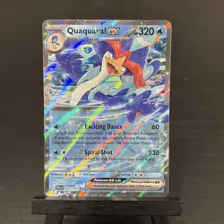 Quaquaval ex 052/193 Sv02: Paldea Evolved Holo Pokemon Tcg - Image 1