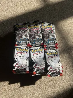 Pokemon White Flare And Black Bolt Bulk bundle (92 PACKS ✅) - Image 1