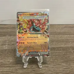 Pokemon TCG Hearthflame Mask Ogerpon ex Holo Double Rare 040/167 NM+ - Image 1
