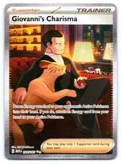 Giovanni's Charisma Pokemon Holo Special Illustration Rare SV: Scarlet & Violet - Image 1