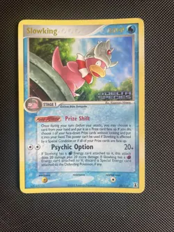 Pokemon TCG Slowking EX Delta Species 28/113 Reverse Holo Rare LP/MP - Image 1