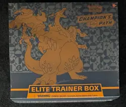 POKEMON 2020 CHAMPION'S PATH ELITE TRAINER BOX SEALED ETB with CHARIZARD PROMO - Image 1