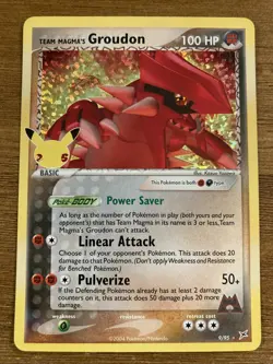 Team Magma's Groudon 9/95 Celebrations 25th Anniversary Classic Pokemon 2021 NM - Image 1