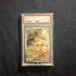 2025 POKEMON SVP EN-SV BLACK STAR PROMO #173 EEVEE PSA 10 - Image 1