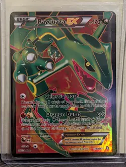 Pokemon TCG Rayquaza EX Full Art 123/124 Holo Ultra Rare XY Roaring Skies NM - Image 4