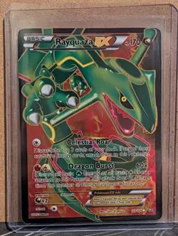 Pokemon TCG Rayquaza EX Full Art 123/124 Holo Ultra Rare XY Roaring Skies NM - Image 5