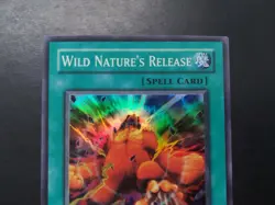 Yugioh - Wild Nature's Release IOC-033 Super Rare 1st Edition - Image 2