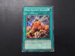 Yugioh - Wild Nature's Release IOC-033 Super Rare 1st Edition - Image 1