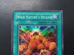 Yugioh - Wild Nature's Release IOC-033 Super Rare 1st Edition - Image 2