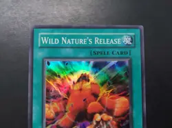 Yugioh - Wild Nature's Release IOC-033 Super Rare 1st Edition - Image 2