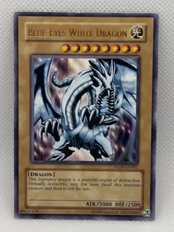 Yugioh Blue-Eyes White Dragon (Bronze) Duelist League Promo Rare DL09-EN001 LP - Image 1