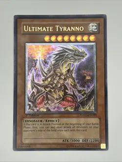 Yugioh Ultimate Tyranno Ultimate Rare POTD-EN020 1st Edition NM - Image 1