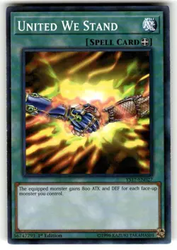United We Stand YS17-EN027 Yu-Gi-Oh Common Card 1st Edition NM - Image 1