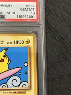 Pokemon Pikachu Naminori Promo 264 XY-P 20th Anniversary Trading Card PSA10 - Image 4