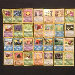 Vtg Pokemon TCG 28 Card Lot 1st Ed. French- Fossil Jungle Rocket Un/Common WOTC - Image 2