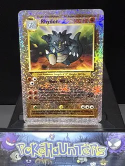 Pokemon Card Rhydon 35/110 Legendary Collection Reverse Holo Rare WOTC LP - Image 1