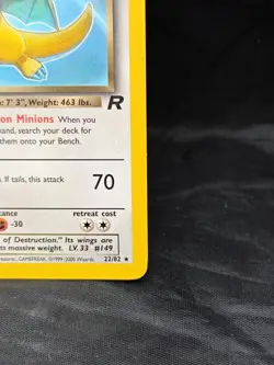 Dark Dragonite Team Rocket 22/82 Non-Holo Rare Card Pokemon - Image 4