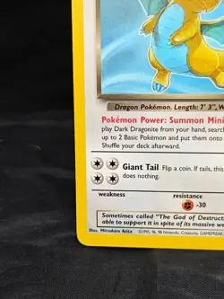 Dark Dragonite Team Rocket 22/82 Non-Holo Rare Card Pokemon - Image 5