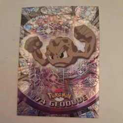 SPECTRA Geodude #74 Topps Chrome 2000 Series 1 T.V Holo Pokemon Card TCG - Image 1