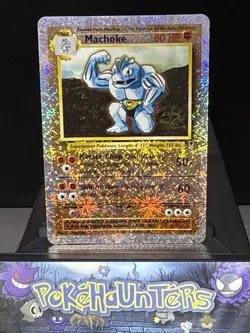 Pokemon Card Machoke 51/110 Legendary Collection Set Reverse Holo Light Play - Image 1