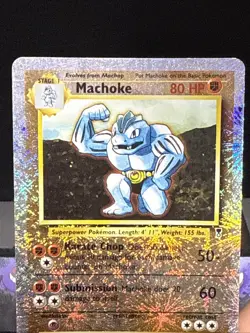 Pokemon Card Machoke 51/110 Legendary Collection Set Reverse Holo Light Play - Image 2