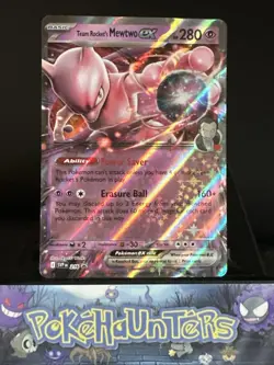 Pokemon Card Team Rockets Mewtwo Ex SVP 216 Destined Rivals Black Star Promo NM - Image 1