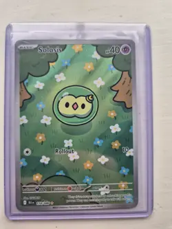 Pokemon TCG Solosis Black Bolt Illustration Card 118/086 Near Mint Condition - Image 1