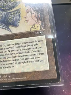 MTG Helm of Obedience, Heavy Play, English Alliances - Image 4