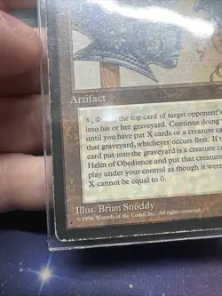 MTG Helm of Obedience, Heavy Play, English Alliances - Image 5