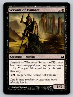 MTG Servant Of Tymaret Regular - Image 1