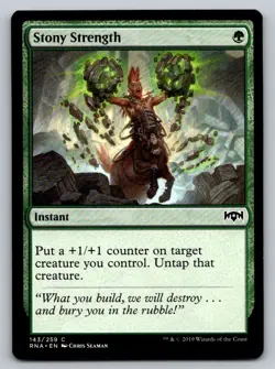 MTG Stony Strength 143/259 Regular - Image 1