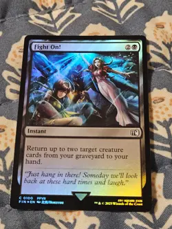 Fight On! FOIL Final Fantasy 0100 MTG Magic - Image 2