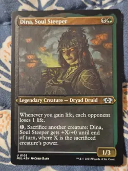 Dina, Soul Steeper FOIL Etched March of the Machine: Multiverse MTG Magic - Image 1