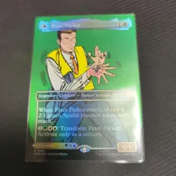 MTG Marvel Spider-Man Peter Parker No.232 Borderless English Mythic Rare Mint - Image 1