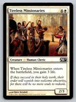MTG Tireless Missionaries (M11) Regular - Image 1