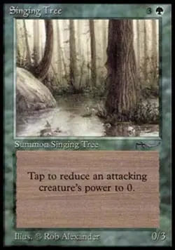 MTG English Singing Tree Heavy Play Normal Arabian Nights - Image 1