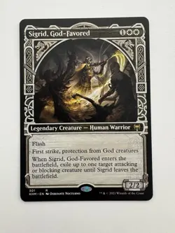 Sigrid God-Favored Showcase MTG Magic the Gathering Card NM Near Mint KHM - Image 1