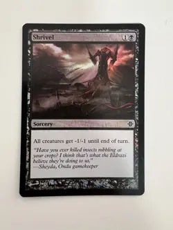 Shrivel Foil MTG Magic the Gathering Card NM Near Mint ROE - Image 1
