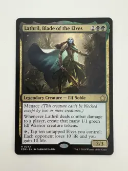 Lathril Blade of the Elves MTG Magic the Gathering Card NM Near Mint FDN - Image 1