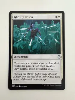 Ghostly Prison MTG Magic the Gathering Card NM Near Mint KHC - Image 1