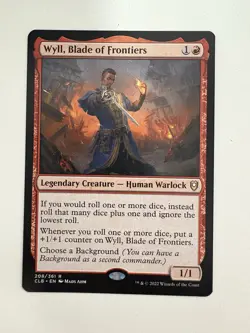 Wyll Blade of Frontiers MTG Magic the Gathering Card NM Near Mint CLB - Image 1