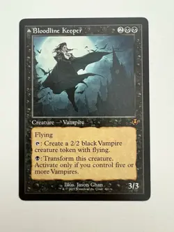 Bloodline Keeper / Lord of Lineage Retro Frame MTG Magic Card NM Near Mint INR - Image 1