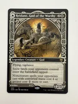 Reidane God of the Worthy/Valkmira Protector’s Shield Showcase MTG Magic NM KHM - Image 1