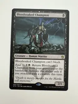 Bloodsoaked Champion MTG Magic the Gathering Card NM Near Mint KTK - Image 1