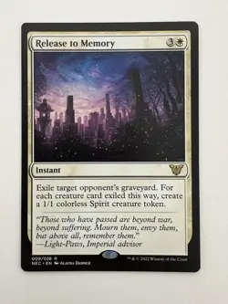Release to Memory MTG Magic the Gathering Card NM Near Mint NEC - Image 1