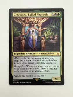 Cleopatra Exiled Pharaoh MTG Magic the Gathering Card NM Near Mint ACR - Image 1
