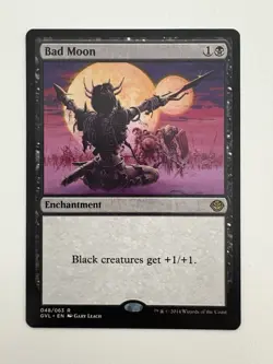 Bad Moon MTG Magic the Gathering Card NM Near Mint GVL - Image 1