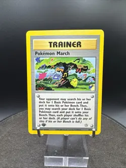 Pokemon March 102/111 Neo Genesis Set Pokemon EXC BUY 2 CARDS GET 1 FREE!! - Image 1