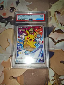 Pokemon TCG Indonesia KFC Chaki Kids Meal Promo PSA 9 Pikachu - Image 1