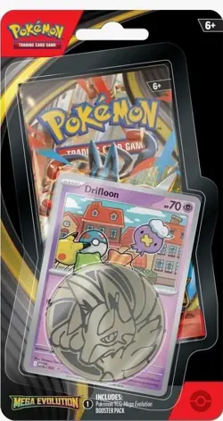 Pokemon Mega Evolution - Single Pack Blister: Drifloon Drifblim Random Promo - Image 1